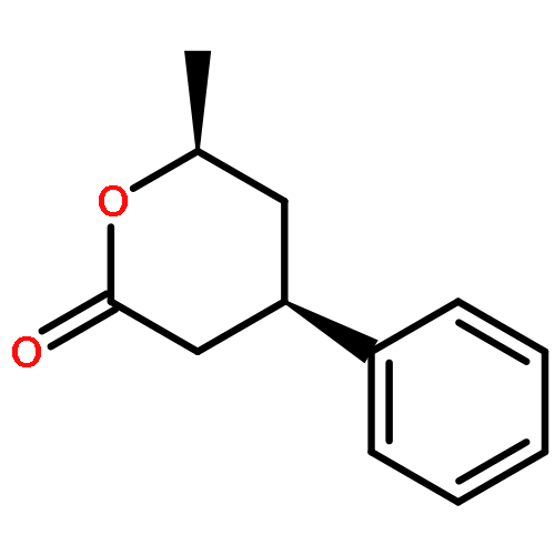 2H-PYRAN-2-ONE, TETRAHYDRO-6-METHYL-4-PHENYL-, (4R,6S)-