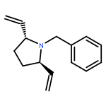 PYRROLIDINE, 2,5-DIETHENYL-1-(PHENYLMETHYL)-, (2R,5R)-