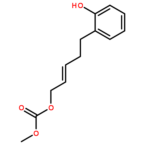 CARBONIC ACID, 5-(2-HYDROXYPHENYL)-2-PENTENYL METHYL ESTER