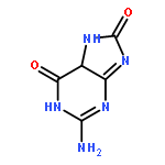 5H-PURIN-5-YL, 2-AMINO-1,6,7,8-TETRAHYDRO-6,8-DIOXO- (9CI)