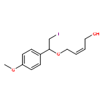 2-Buten-1-ol, 4-[2-iodo-1-(4-methoxyphenyl)ethoxy]-, (2Z)-