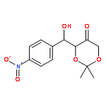 1,3-Dioxan-5-one, 4-[(S)-hydroxy(4-nitrophenyl)methyl]-2,2-dimethyl-,(4S)-