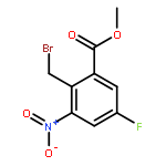 Benzoic acid,2-(bromomethyl)-5-fluoro-3-nitro-, methyl ester