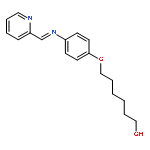 1-HEXANOL, 6-[4-[(2-PYRIDINYLMETHYLENE)AMINO]PHENOXY]-