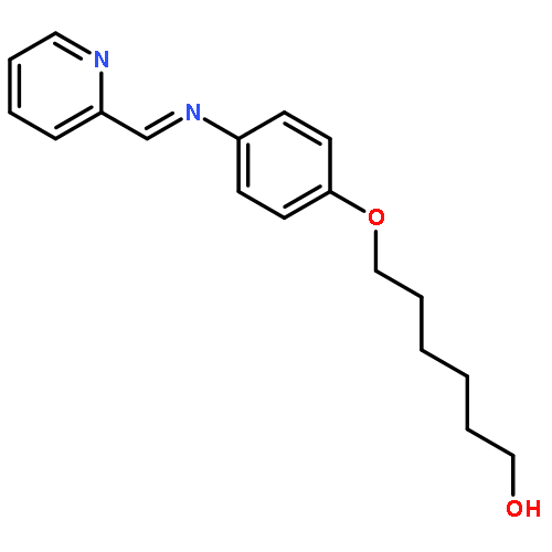 1-HEXANOL, 6-[4-[(2-PYRIDINYLMETHYLENE)AMINO]PHENOXY]-