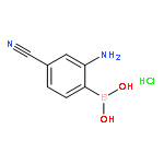 (2-Amino-4-cyanophenyl)boronic acid hydrochloride