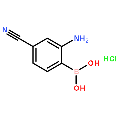 (2-Amino-4-cyanophenyl)boronic acid hydrochloride