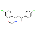 Acetamide, N-[1,3-bis(4-chlorophenyl)-3-oxopropyl]-