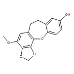 BENZO[B]-1,3-DIOXOLO[4,5-I][1]BENZOXEPIN-9-OL, 6,7-DIHYDRO-4-METHOXY-