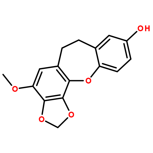 BENZO[B]-1,3-DIOXOLO[4,5-I][1]BENZOXEPIN-9-OL, 6,7-DIHYDRO-4-METHOXY-