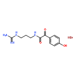 N-(3-guanidinopropyl)-2-(4-hydroxyphenyl)-2-oxoacetamide hydrobromide