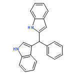 1H-INDOLE, 2-(1H-INDOL-3-YLPHENYLMETHYL)-