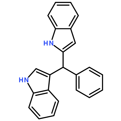 1H-INDOLE, 2-(1H-INDOL-3-YLPHENYLMETHYL)-