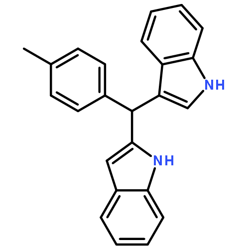 1H-INDOLE, 2-[1H-INDOL-3-YL(4-METHYLPHENYL)METHYL]-