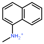 1-Naphthalenaminium, N-methyl-