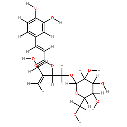 2-hydroxymethyl-3-caffeoyloxy-1-butene-4-O-beta-D-glucopyranosideranoside