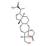 Spiro[cyclohept[e]indene-7(1H),2'(3'H)-furan]-3-acetic acid, 8-[(1R)-1,2-dihydroxy-1-methylethyl]tetradecahydro-α,3a,10b-trimethyl-5'-oxo-, (αS,2'R,3R,3aR,5aR,8S,10aS,10bS)-