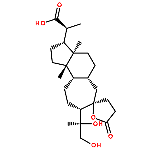 Spiro[cyclohept[e]indene-7(1H),2'(3'H)-furan]-3-acetic acid, 8-[(1R)-1,2-dihydroxy-1-methylethyl]tetradecahydro-α,3a,10b-trimethyl-5'-oxo-, (αS,2'R,3R,3aR,5aR,8S,10aS,10bS)-