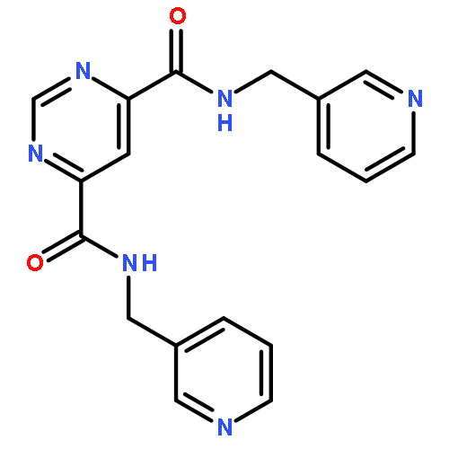 4,6-Pyrimidinedicarboxamide, N,N'-bis(3-pyridinylmethyl)-