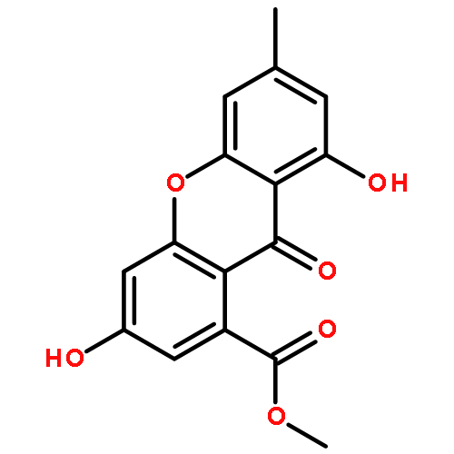 3,8-Dihydroxy-6-methyl-9-oxo-9H-xanthene-1-carboxylic acid methyl ester