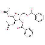 1,2-di-O-acetyl-3,5-di-O-benzoyl-3-deoxy-D-xylofuranose