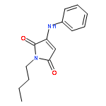 1H-Pyrrole-2,5-dione, 1-butyl-3-(phenylamino)-