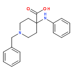 1-Benzyl-4-(phenylamino)piperidine-4-carboxylic acid