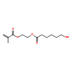 Hexanoic acid,6-hydroxy-, 2-[(2-methyl-1-oxo-2-propen-1-yl)oxy]ethyl ester