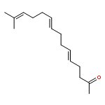 5,9,13-Pentadecatrien-2-one, 14-methyl-, (5E,9E)-