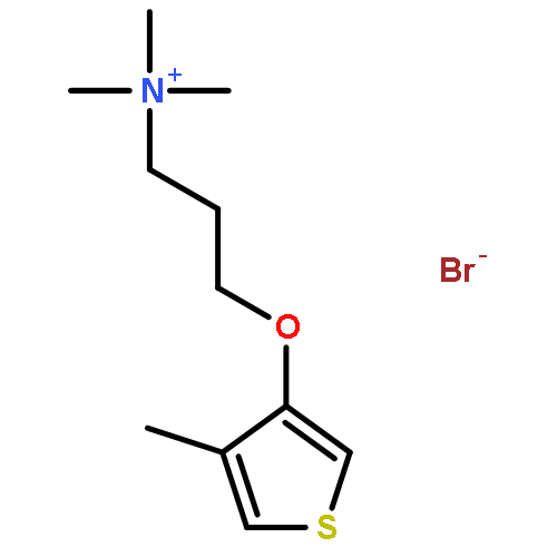 1-Propanaminium, N,N,N-trimethyl-3-[(4-methyl-3-thienyl)oxy]-, bromide