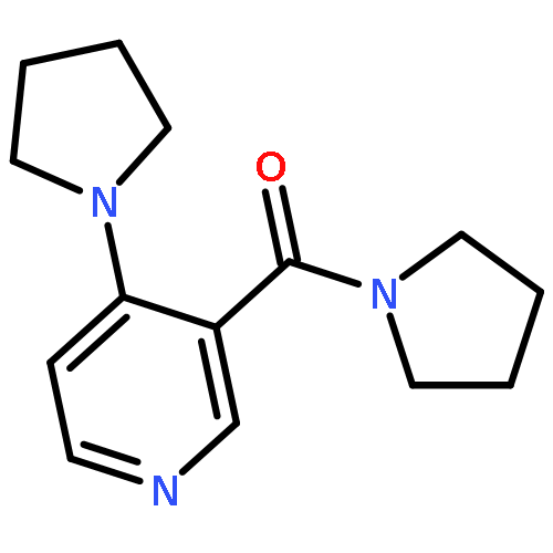 Pyrrolidine, 1-[[4-(1-pyrrolidinyl)-3-pyridinyl]carbonyl]-