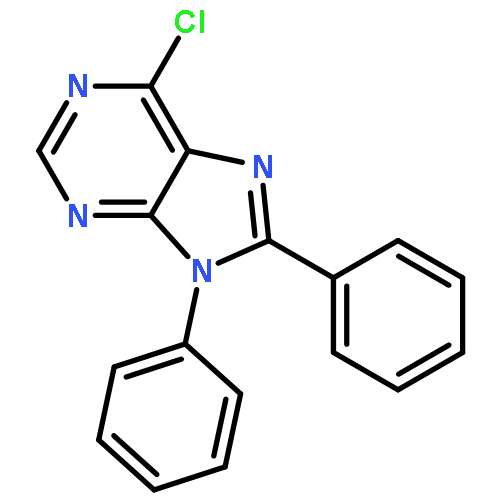 9H-Purine, 6-chloro-8,9-diphenyl-