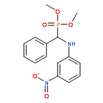 Phosphonic acid, [[(3-nitrophenyl)amino]phenylmethyl]-, dimethyl ester