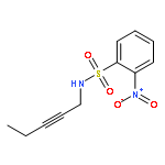 Benzenesulfonamide, 2-nitro-N-2-pentynyl-