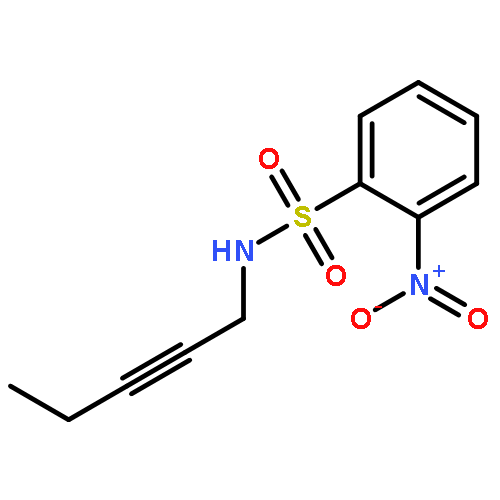 Benzenesulfonamide, 2-nitro-N-2-pentynyl-