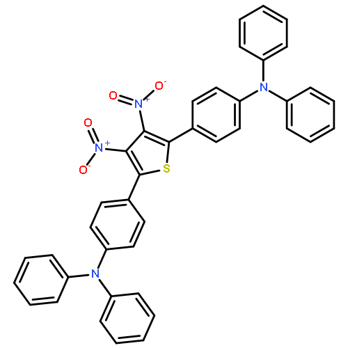 Benzenamine, 4,4'-(3,4-dinitro-2,5-thiophenediyl)bis[N,N-diphenyl-