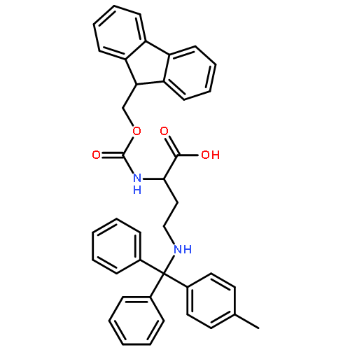 (S)-2-((((9H-Fluoren-9-yl)methoxy)carbonyl)amino)-4-((diphenyl(p-tolyl)methyl)amino)butanoic acid