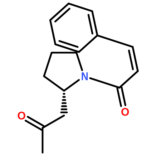 PYRROLIDINE, 1-[(2Z)-1-OXO-3-PHENYL-2-PROPENYL]-2-(2-OXOPROPYL)-, (2S)-