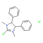 1H-Imidazolium,2-chloro-4,5-dihydro-1,3-dimethyl-4,5-diphenyl-, chloride (1:1), (4R,5R)-