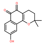 2H-NAPHTHO[1,2-B]PYRAN-5,6-DIONE, 3,4-DIHYDRO-9-HYDROXY-2,2-DIMETHYL-