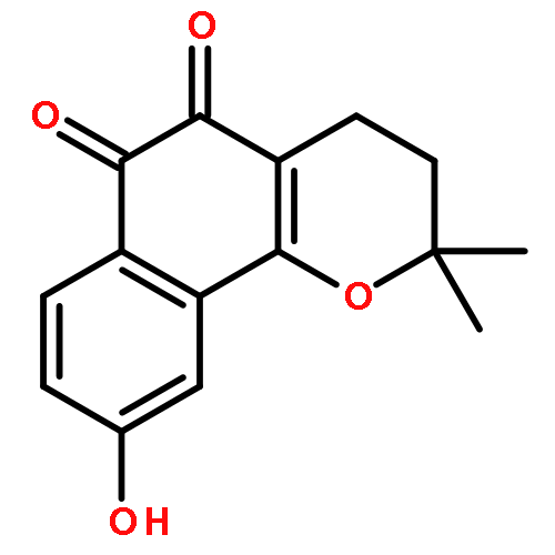 2H-NAPHTHO[1,2-B]PYRAN-5,6-DIONE, 3,4-DIHYDRO-9-HYDROXY-2,2-DIMETHYL-