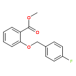 Benzoic acid, 2-[(4-fluorophenyl)methoxy]-, methyl ester