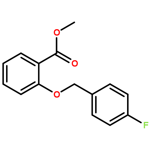 Benzoic acid, 2-[(4-fluorophenyl)methoxy]-, methyl ester