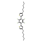 Thiophene, 2,2'-(2,3,5,6-tetrafluoro-1,4-phenylene)bis[4-hexyl-