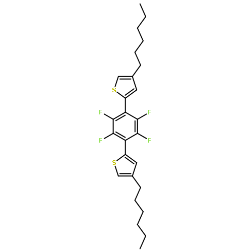 Thiophene, 2,2'-(2,3,5,6-tetrafluoro-1,4-phenylene)bis[4-hexyl-