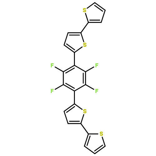 2,2'-Bithiophene, 5,5''-(2,3,5,6-tetrafluoro-1,4-phenylene)bis-