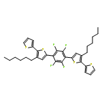 2,2'-BITHIOPHENE, 5,5''-(2,3,5,6-TETRAFLUORO-1,4-PHENYLENE)BIS[3-HEXYL-