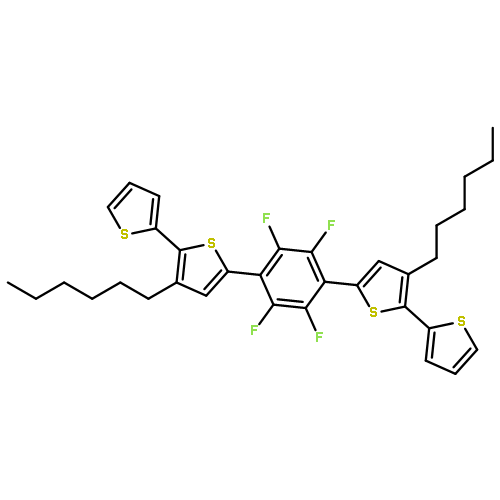 2,2'-BITHIOPHENE, 5,5''-(2,3,5,6-TETRAFLUORO-1,4-PHENYLENE)BIS[3-HEXYL-