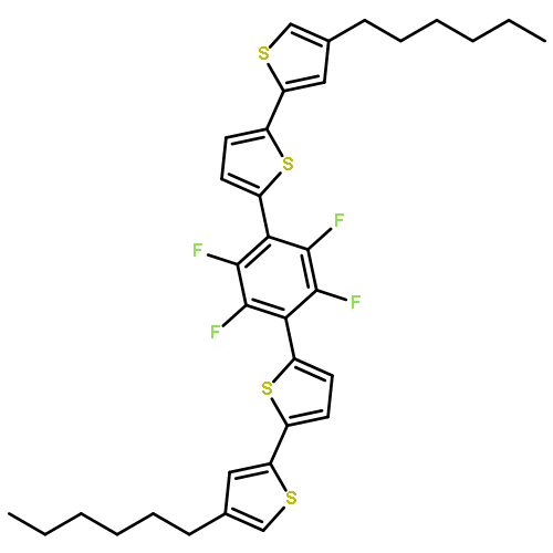 2,2'-Bithiophene, 5,5''-(2,3,5,6-tetrafluoro-1,4-phenylene)bis[4'-hexyl-