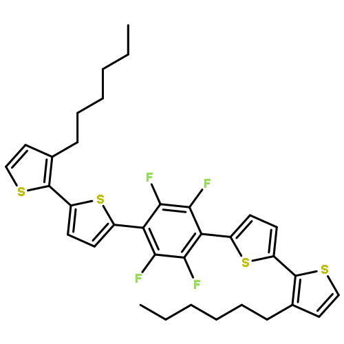 2,2'-Bithiophene, 5,5''-(2,3,5,6-tetrafluoro-1,4-phenylene)bis[3'-hexyl-